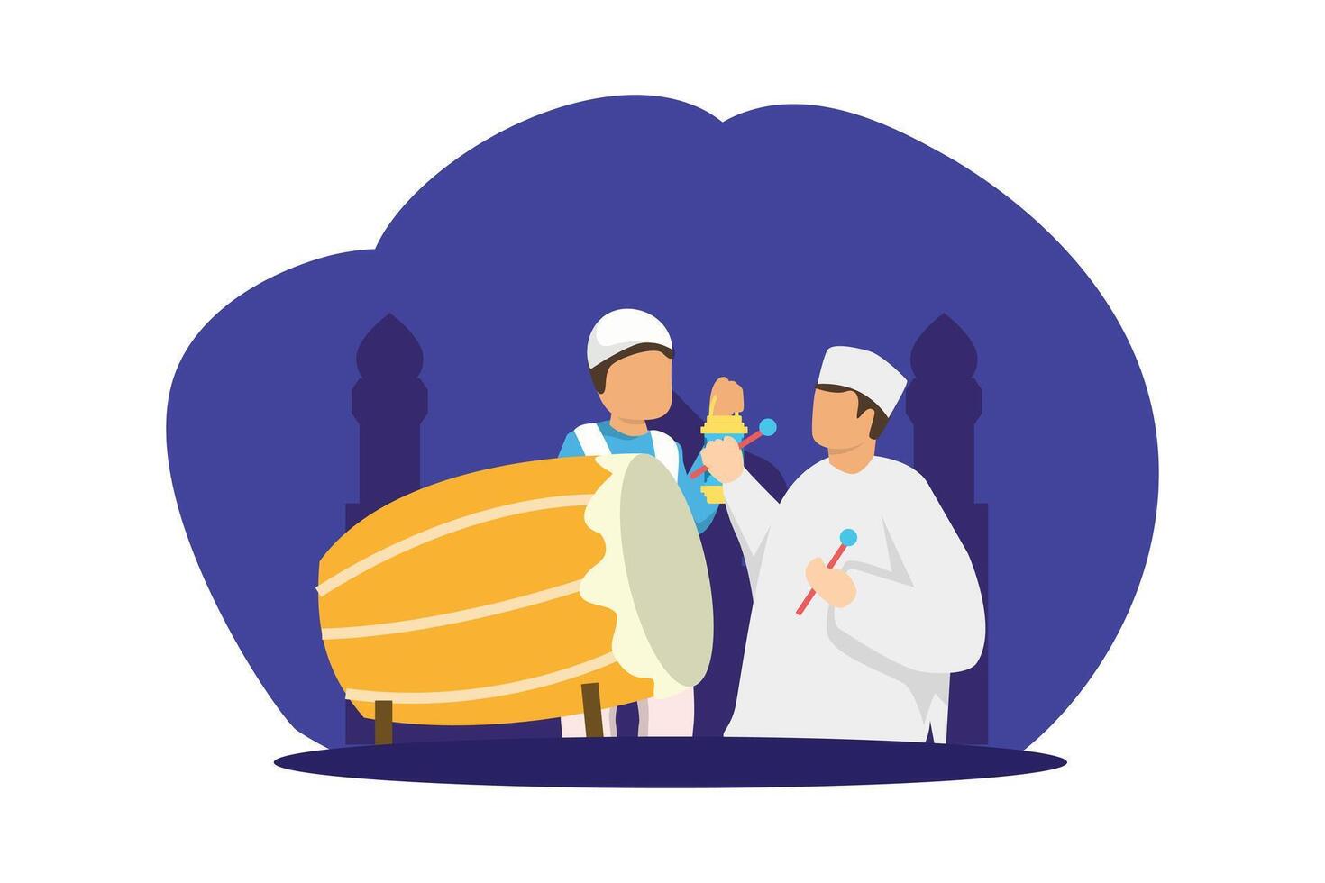 Ramadan kareem eben Design Illustration vektor