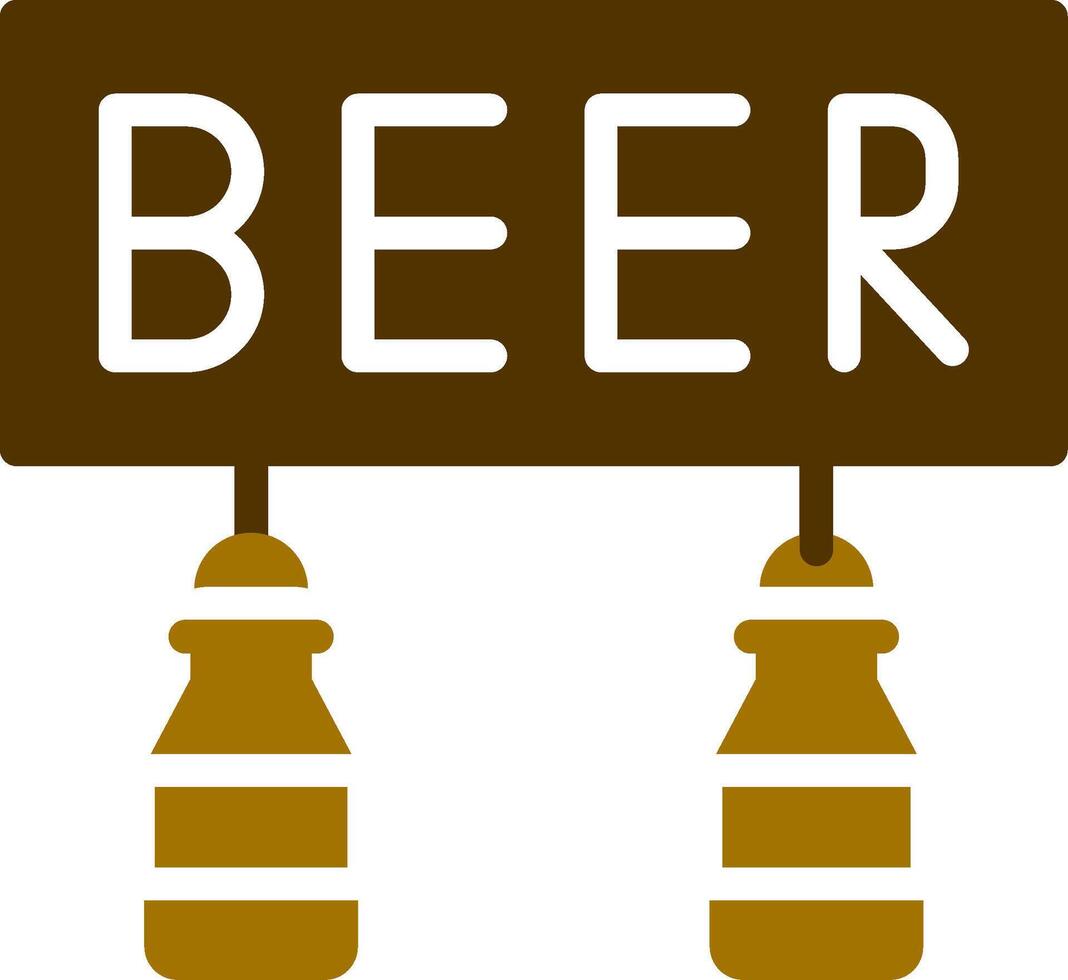 Biere kreativ Symbol Design vektor