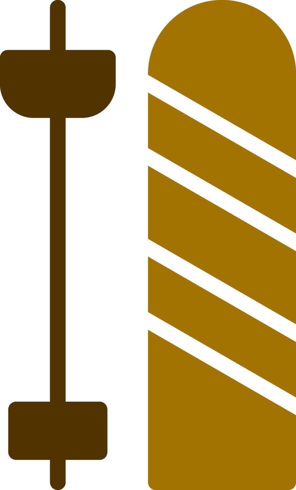 Ski kreatives Icon-Design vektor