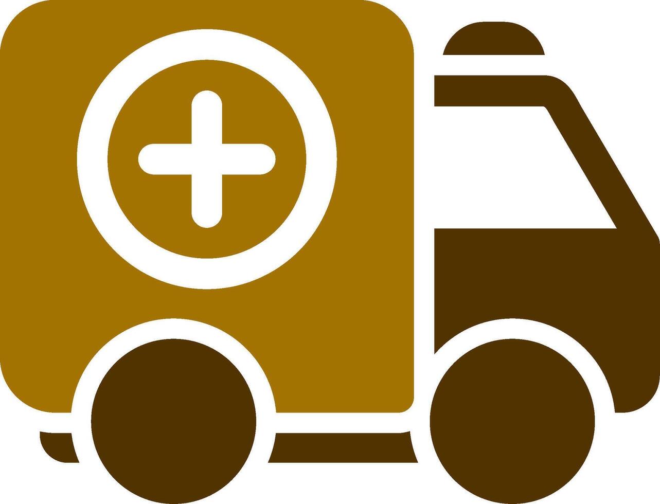 Krankenwagen kreatives Icon-Design vektor