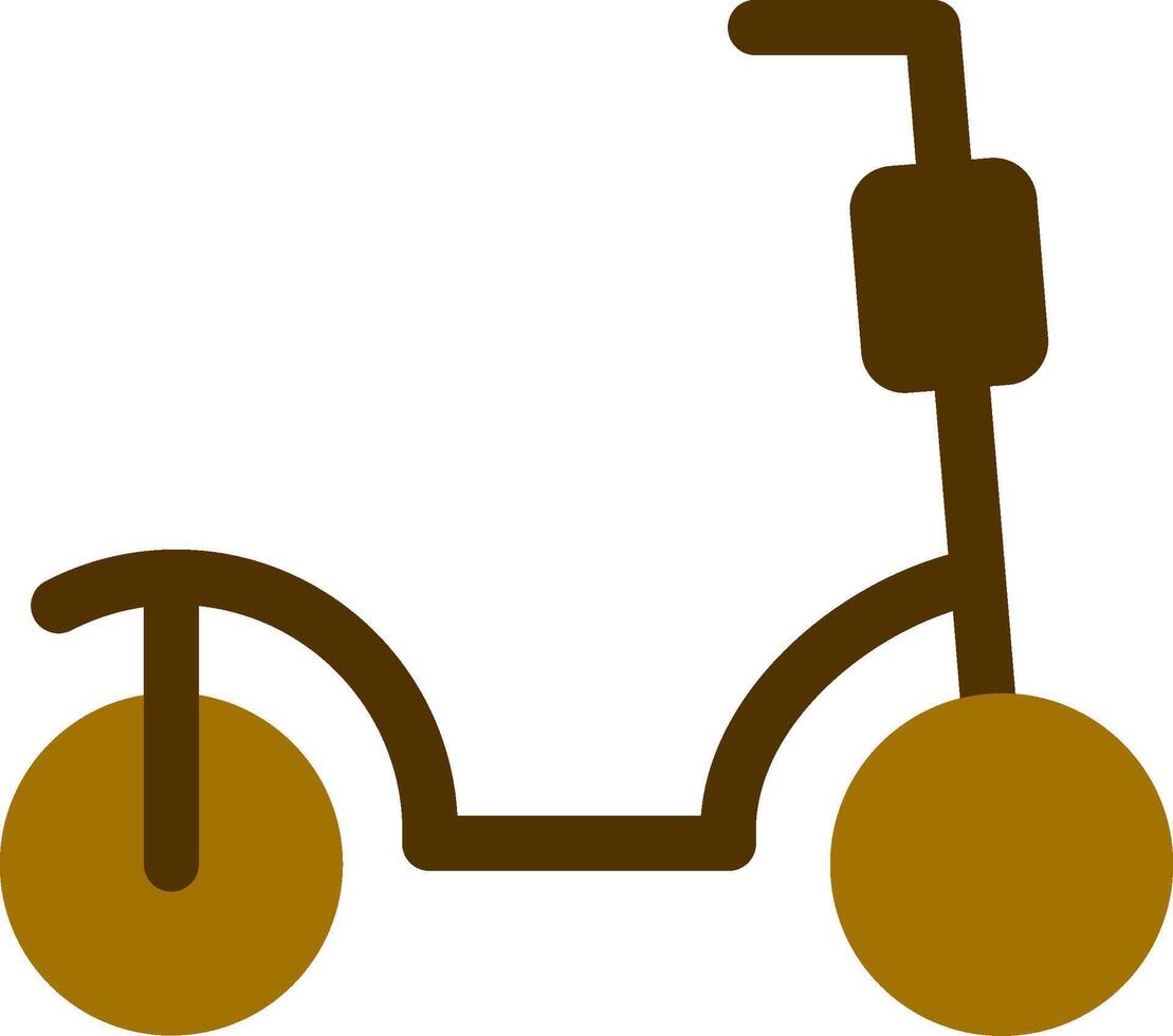 Scooter kreatives Icon-Design vektor