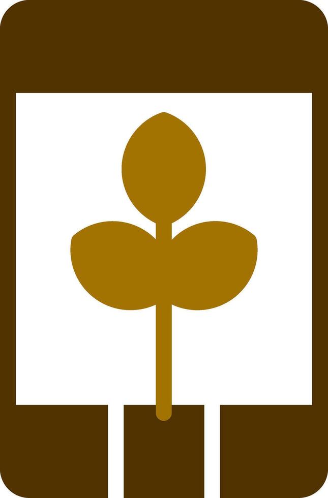 Landwirtschaft App kreativ Symbol Design vektor