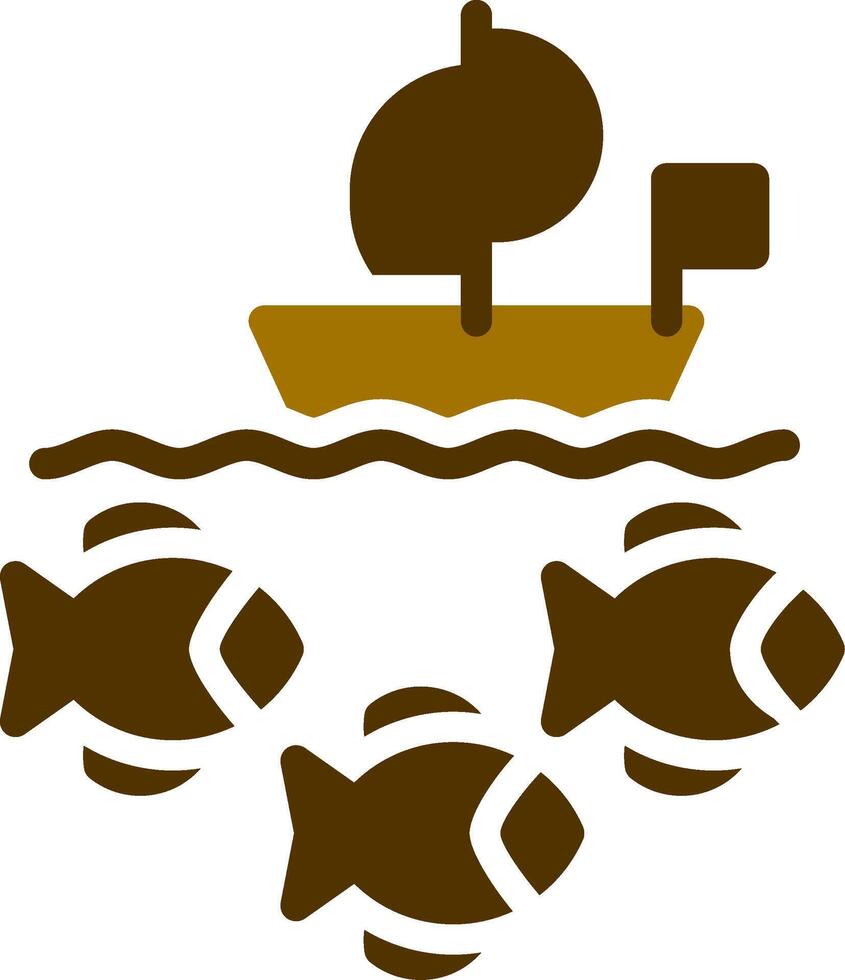 fiske båt kreativ ikon design vektor