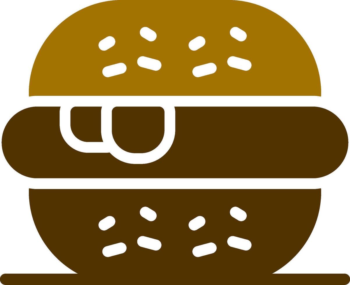 Burger kreativ Symbol Design vektor