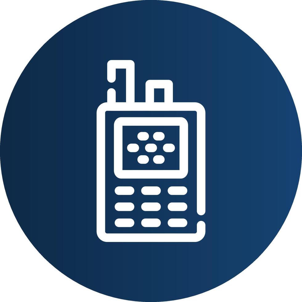 Walkie-Talkie kreatives Icon-Design vektor