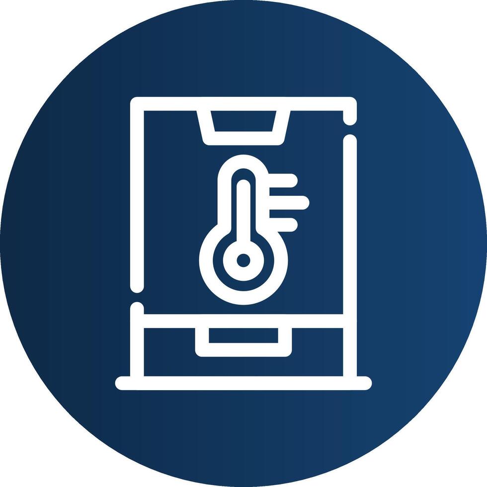 Clever Temperatur kreativ Symbol Design vektor