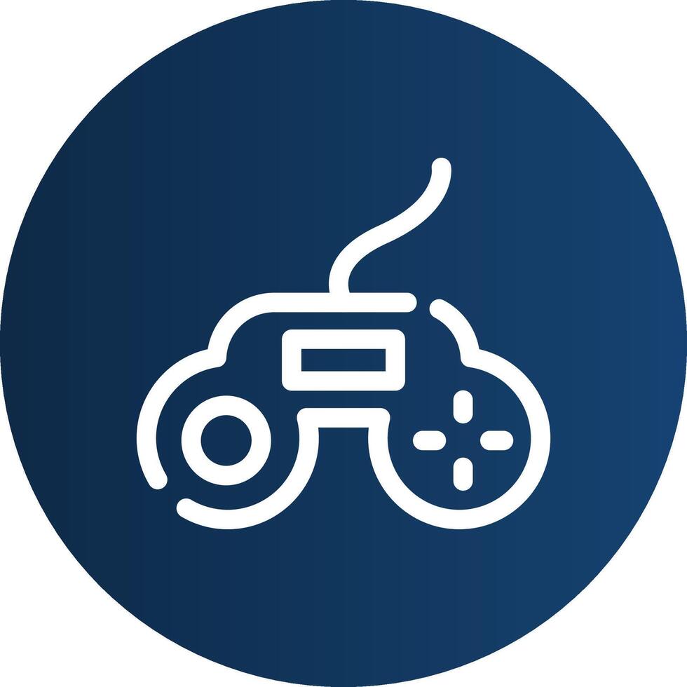 Gamepad kreativ Symbol Design vektor