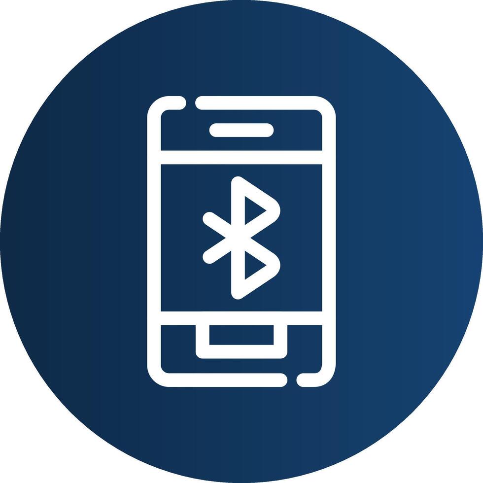 Bluetooth kreatives Icon-Design vektor