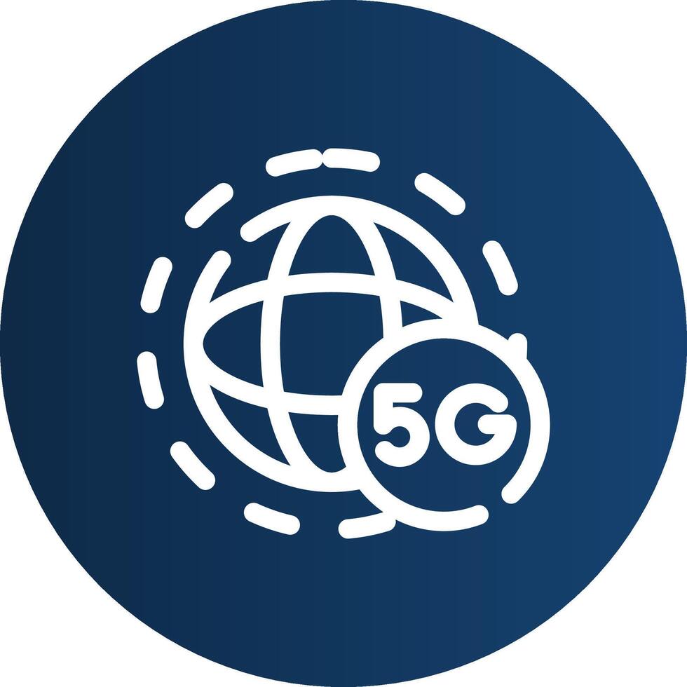 5g kreatives Icon-Design vektor