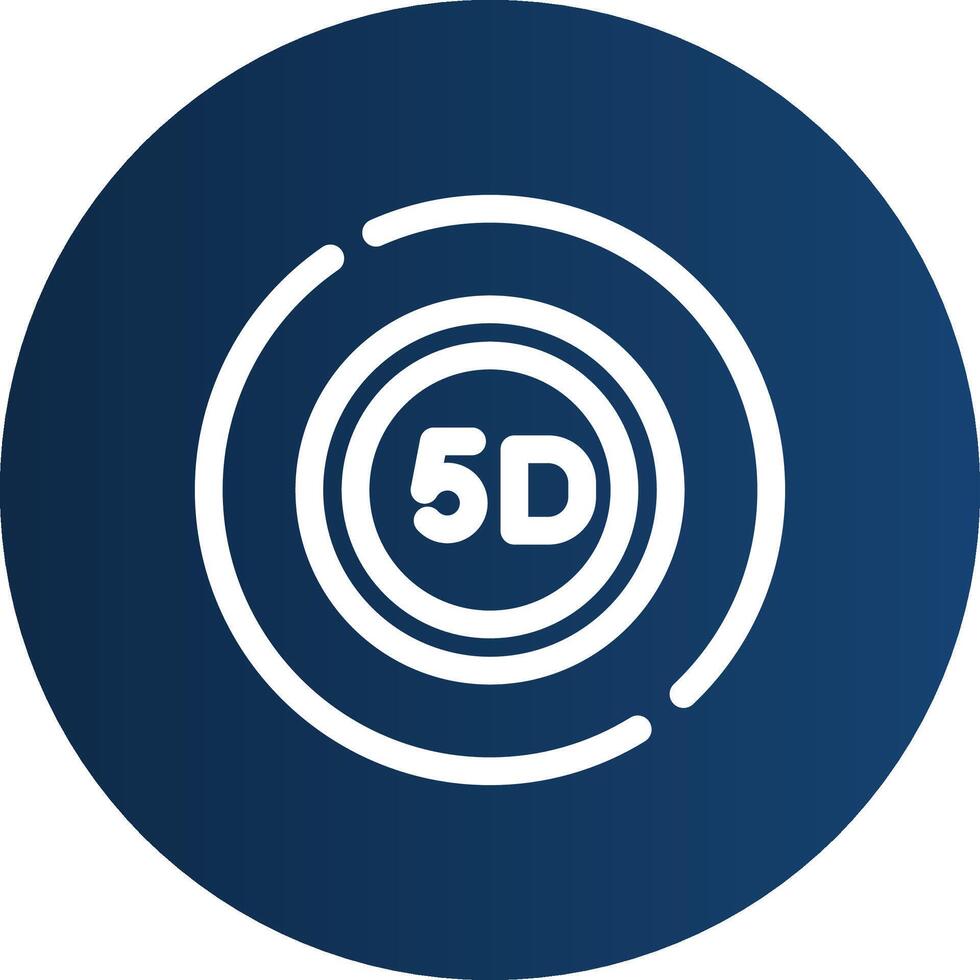 5d Daten Lager kreativ Symbol Design vektor