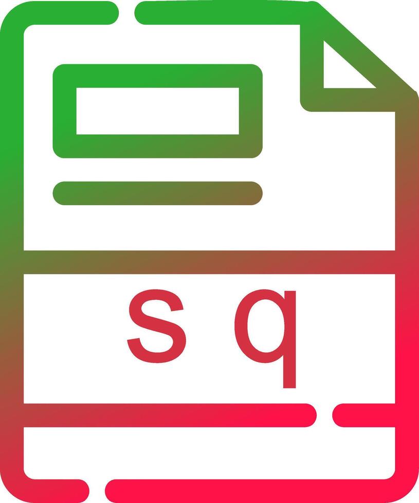 Linie rot und Grün Gradient vektor