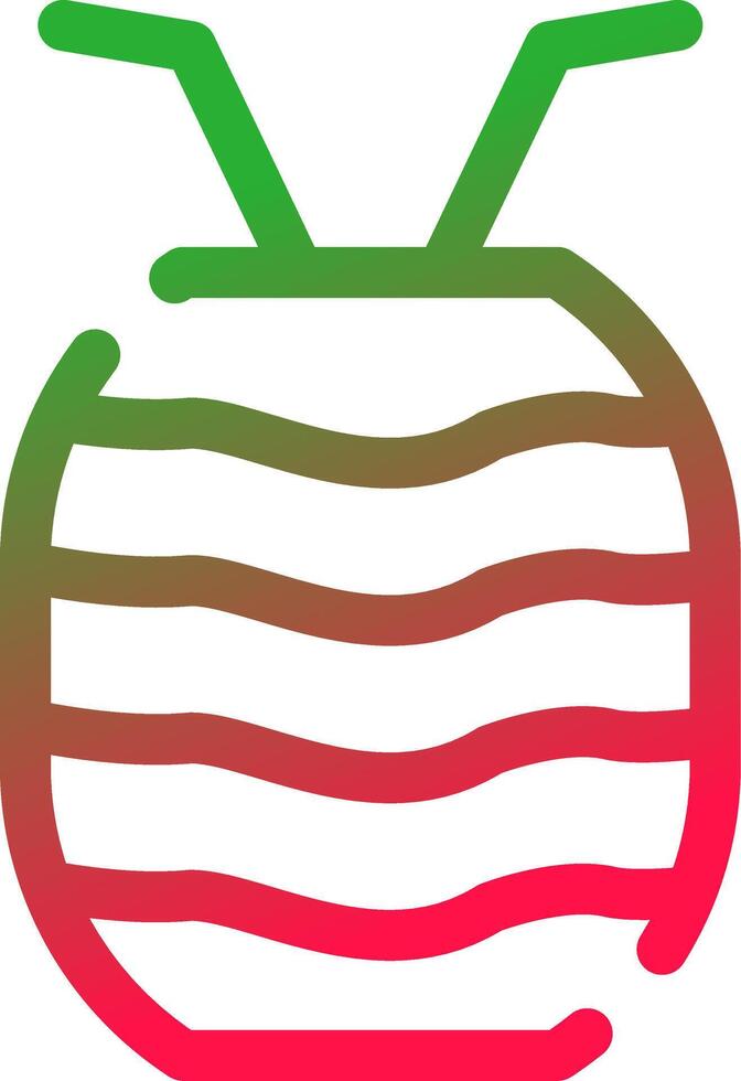 Wassermelone Saft kreativ Symbol Design vektor