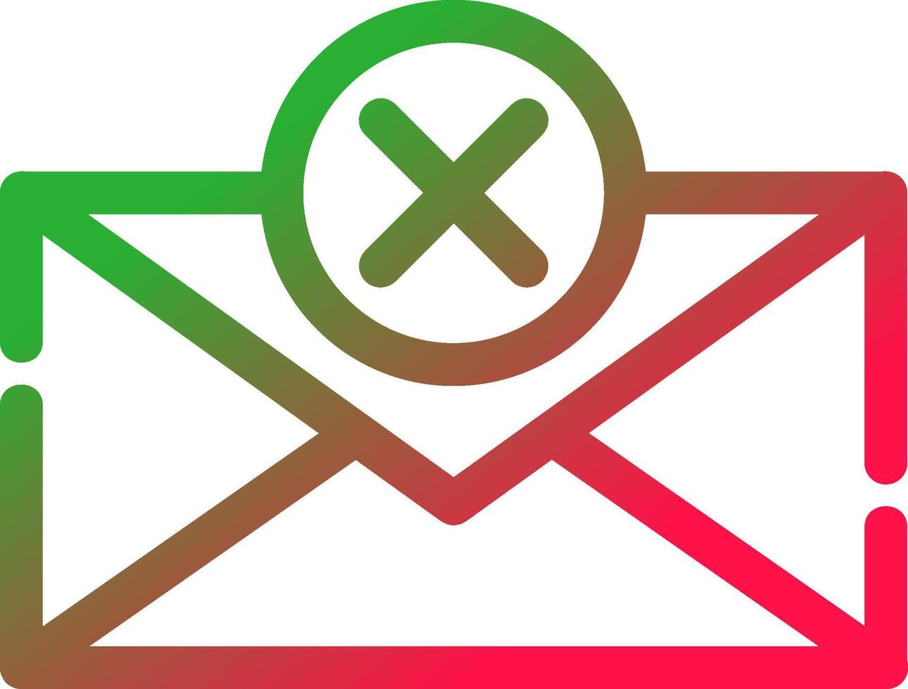 E-Mail kreatives Icon-Design vektor