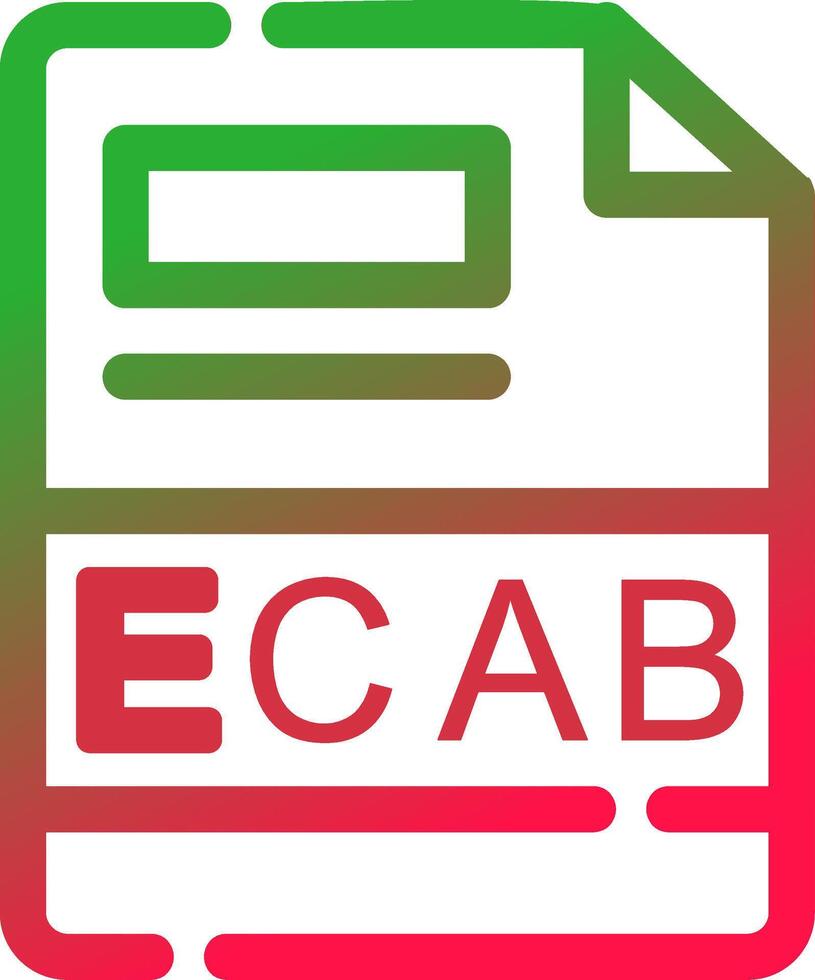 ecab kreativ ikon design vektor