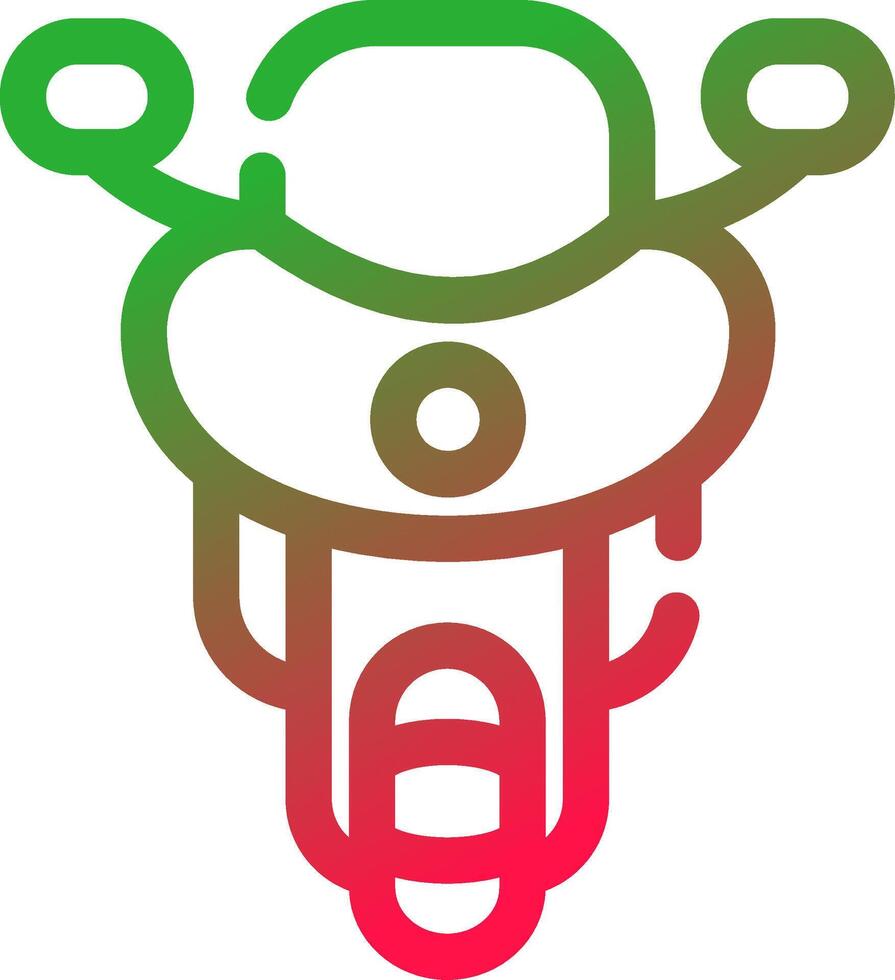 Motorrad kreativ Symbol Design vektor