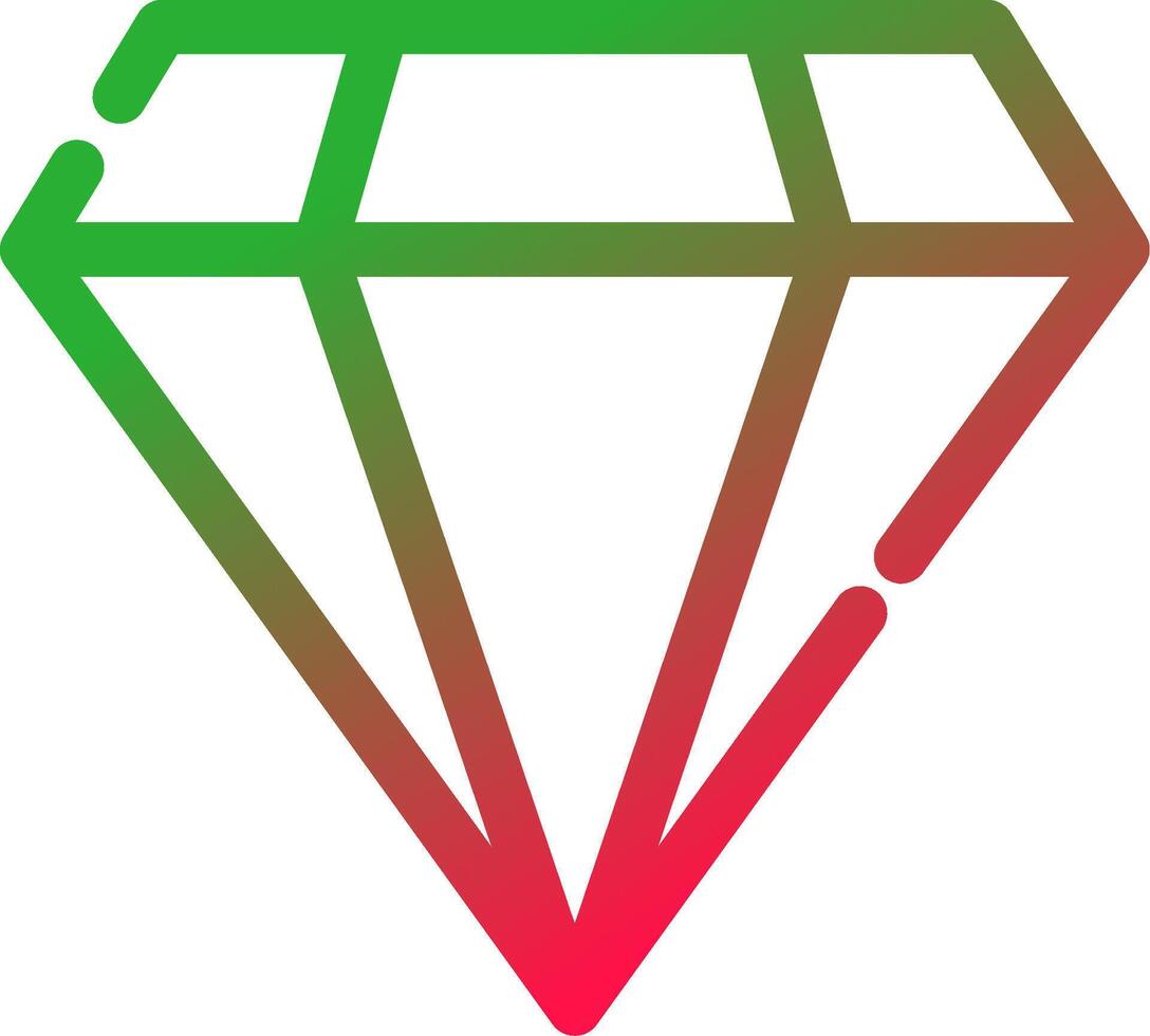 Diamant kreatives Icon-Design vektor