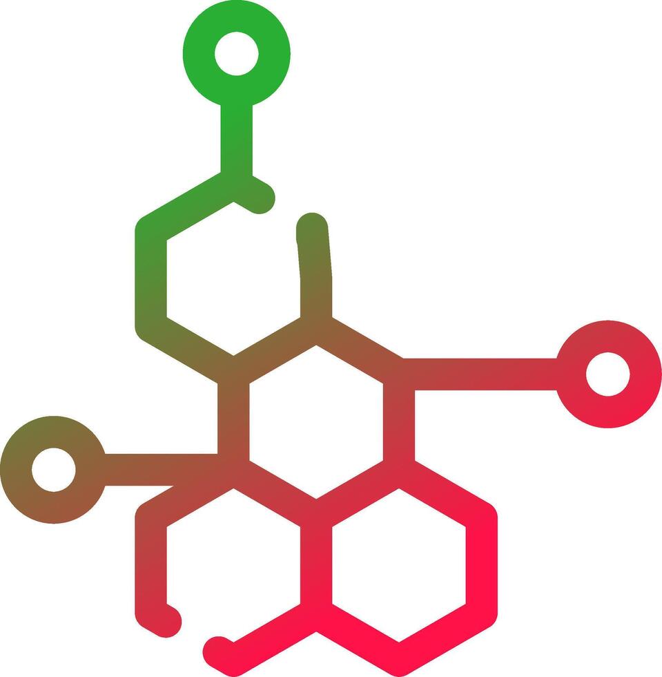 molekyl kreativ ikon design vektor