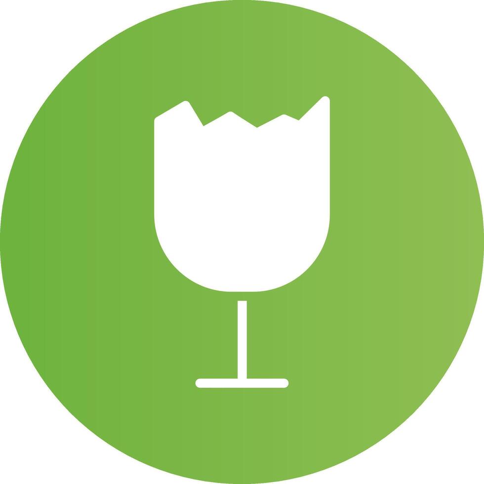 kreatives Icon-Design aus Glas vektor