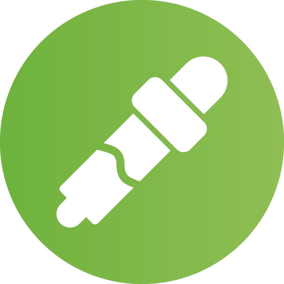 Pipette kreatives Icon-Design vektor