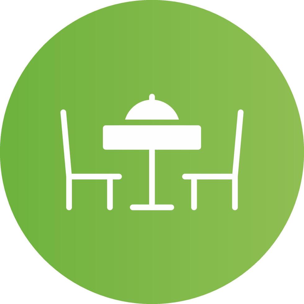 Abendessen kreatives Icon-Design vektor