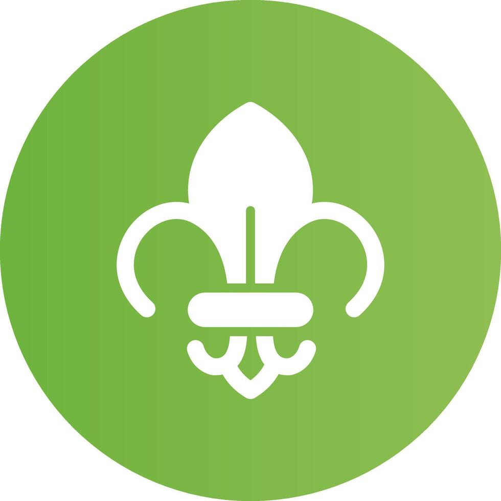 Fleur de Lis kreatives Icon-Design vektor