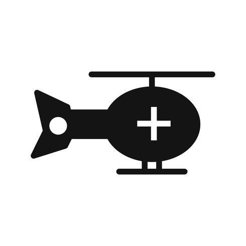 Vektor-Hubschrauber-Symbol vektor