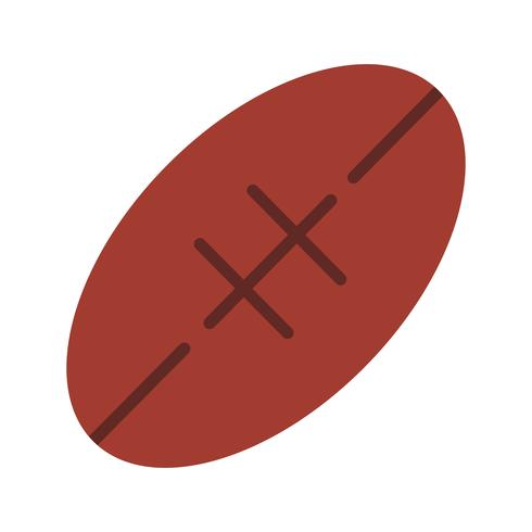 Rugby-Ikonen-Vektor-Illustration vektor