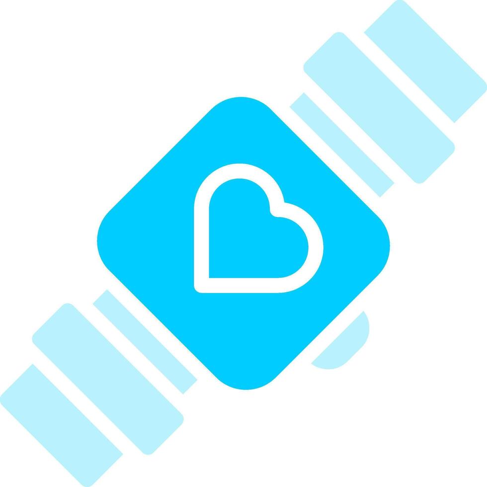 Smartwatch kreatives Icon-Design vektor