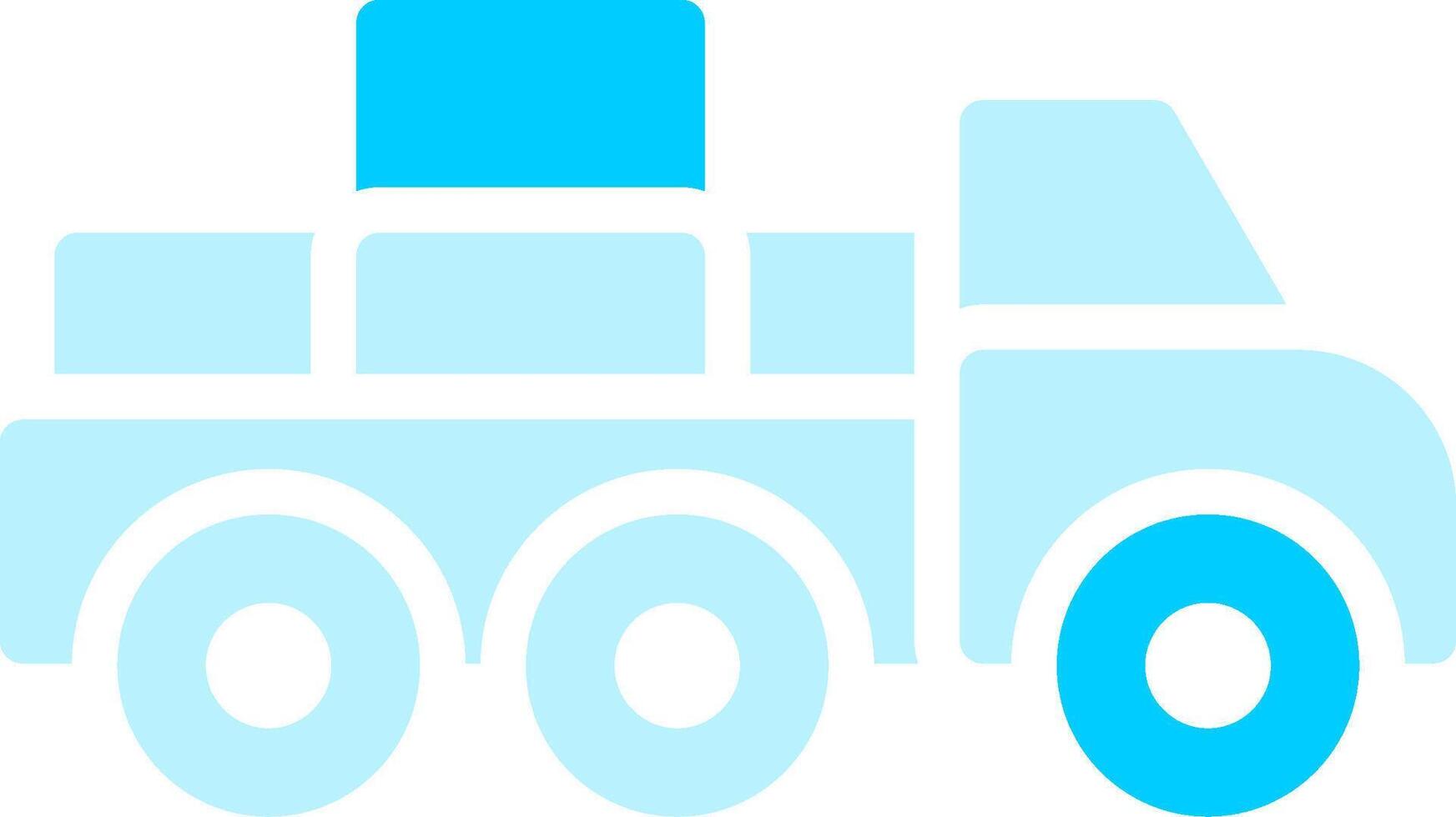 Mover Truck kreatives Icon-Design vektor