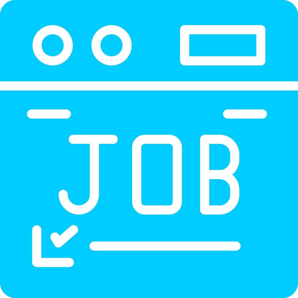 Job kreatives Icon-Design vektor