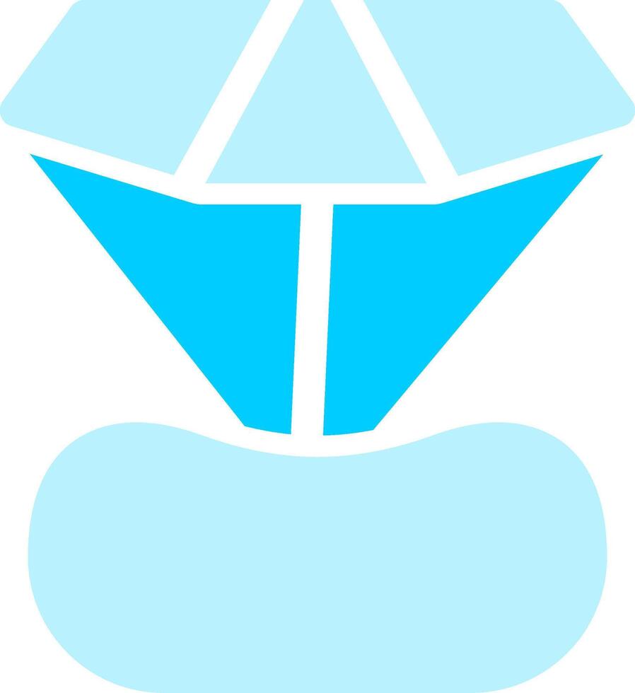 Diamant kreatives Icon-Design vektor