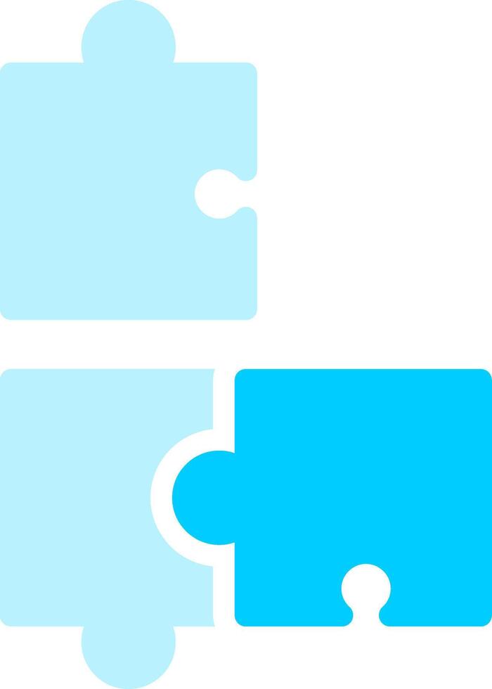 Puzzle kreatives Icon-Design vektor