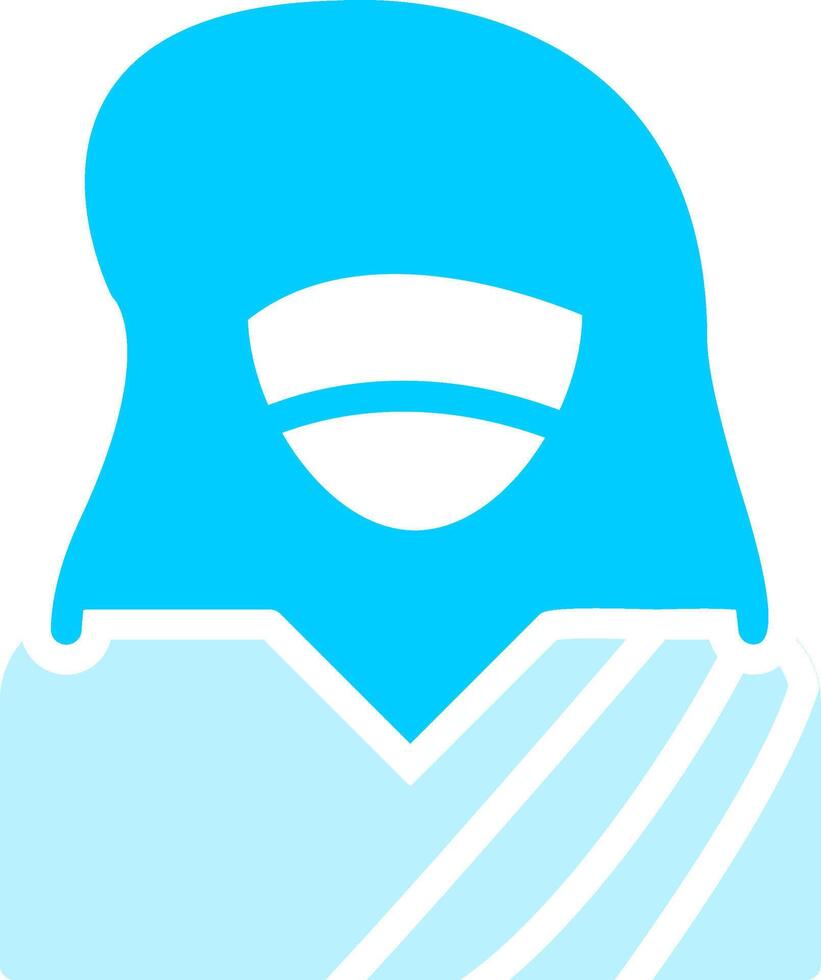 Lady Justice kreatives Icon-Design vektor