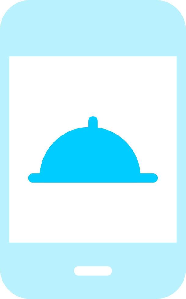 Food-App kreatives Icon-Design vektor