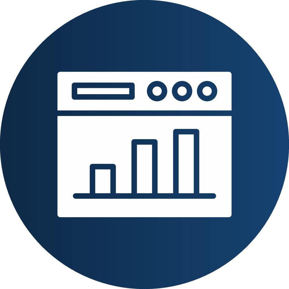 Analytics kreatives Icon-Design vektor