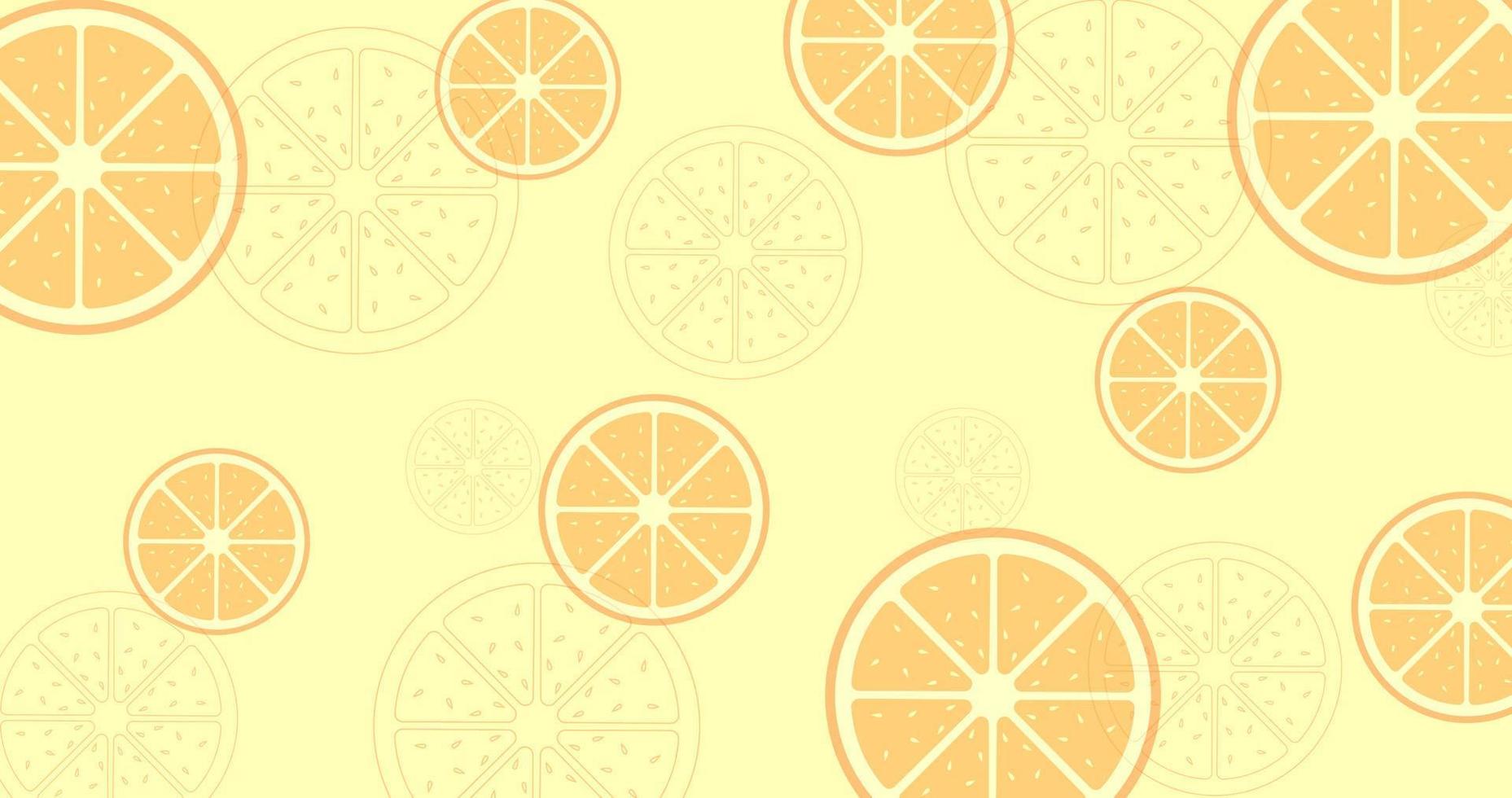 sömlös orange mönster bakgrund av vektor
