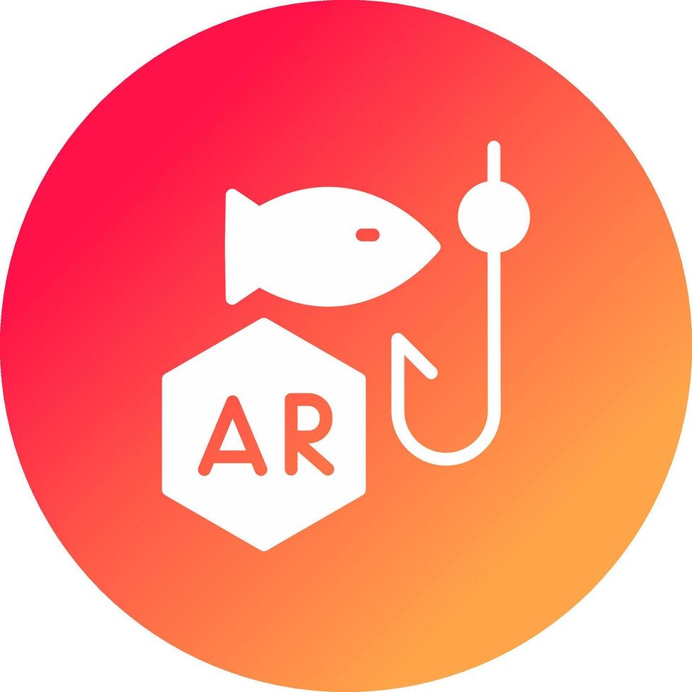 ar Angeln kreativ Symbol Design vektor