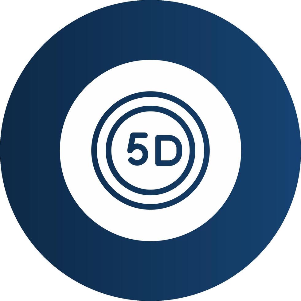 5d Daten Lager kreativ Symbol Design vektor