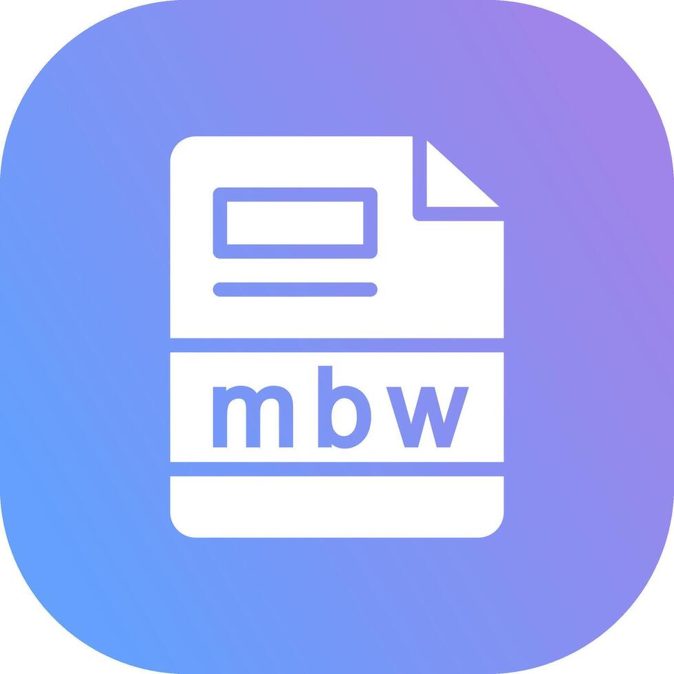 mbw kreativ Symbol Design vektor