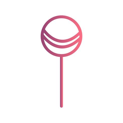 Vektor Lollipop Ikon