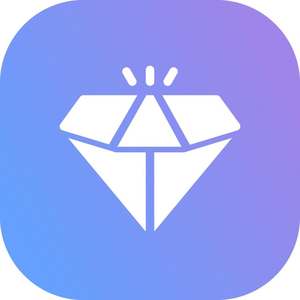 Diamant kreatives Icon-Design vektor