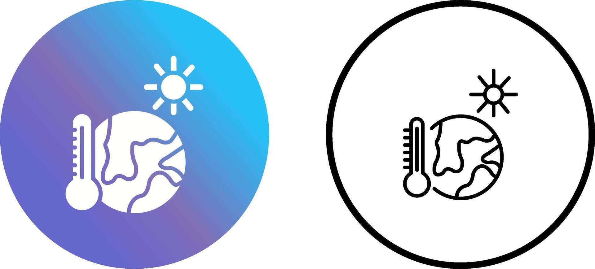 Symbol für Temperaturvektor vektor