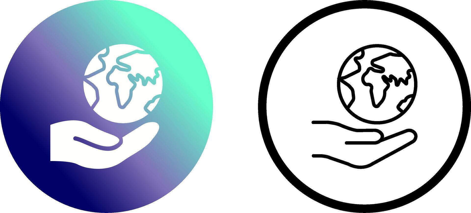 Globus-Erde-Vektor-Symbol vektor