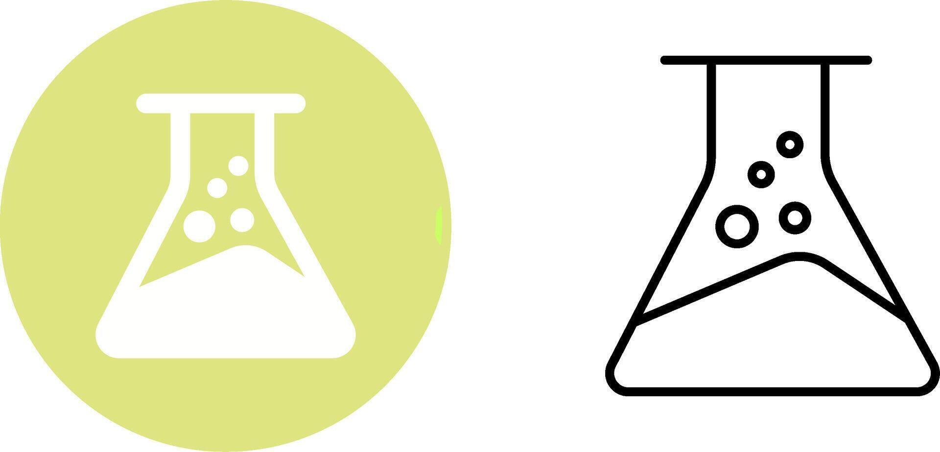 Vektorsymbol für chemische Flaschen vektor