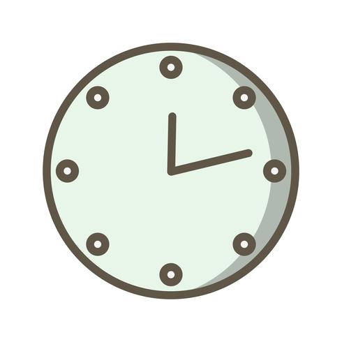 Vektor-Uhr-Symbol vektor