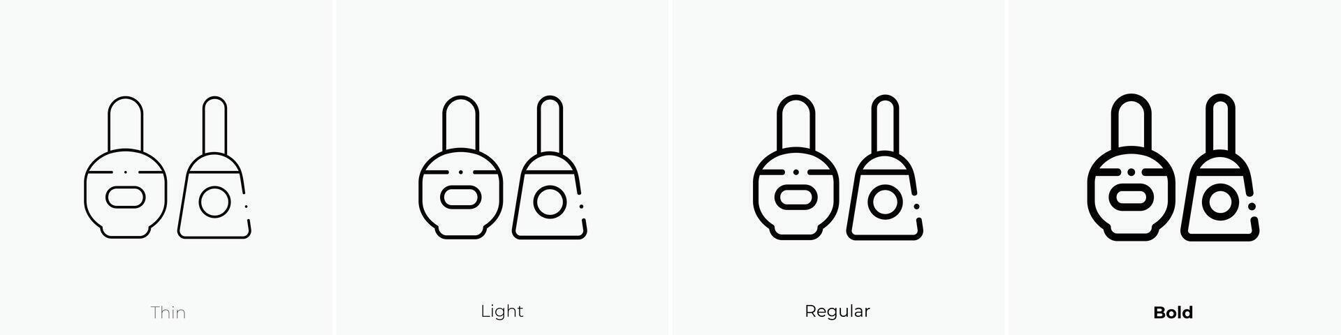 Nagel Polieren Symbol. dünn, Licht, regulär und Fett gedruckt Stil Design isoliert auf Weiß Hintergrund vektor