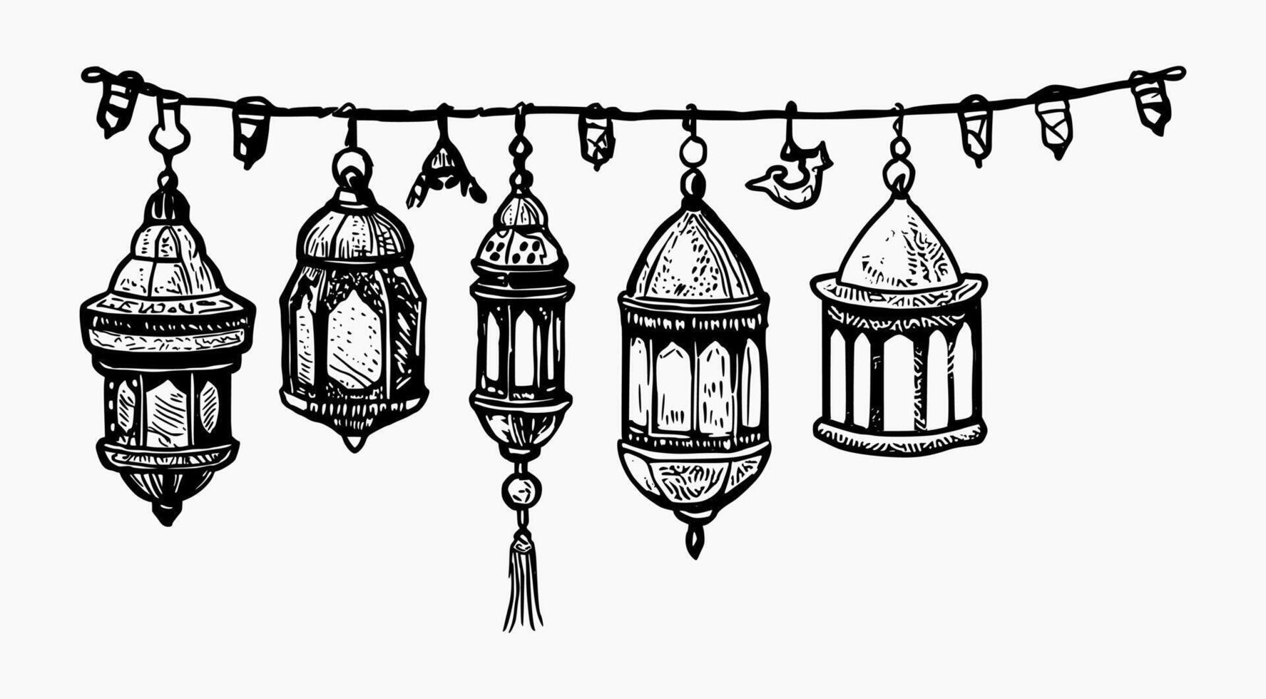 Ramadan Laterne. Vektor Illustration