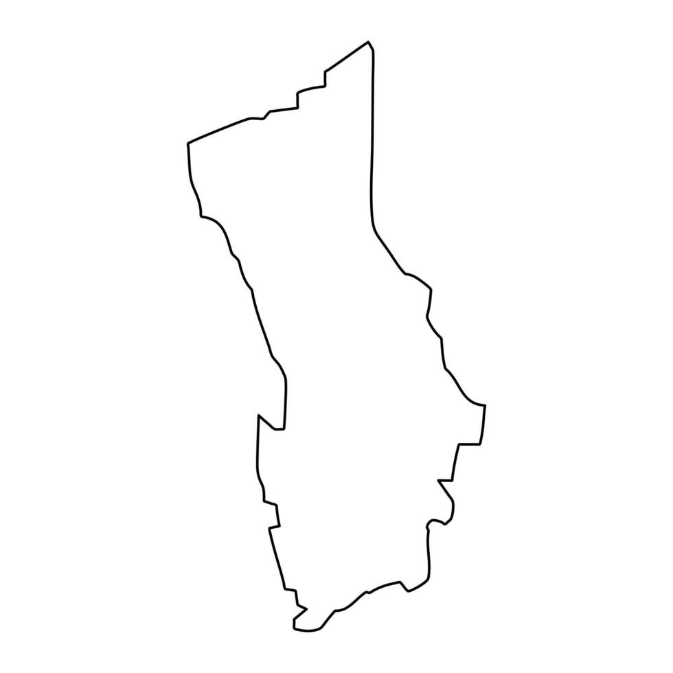 herme Karte, Teil von das Vogtei von Guernsey. Vektor Illustration.