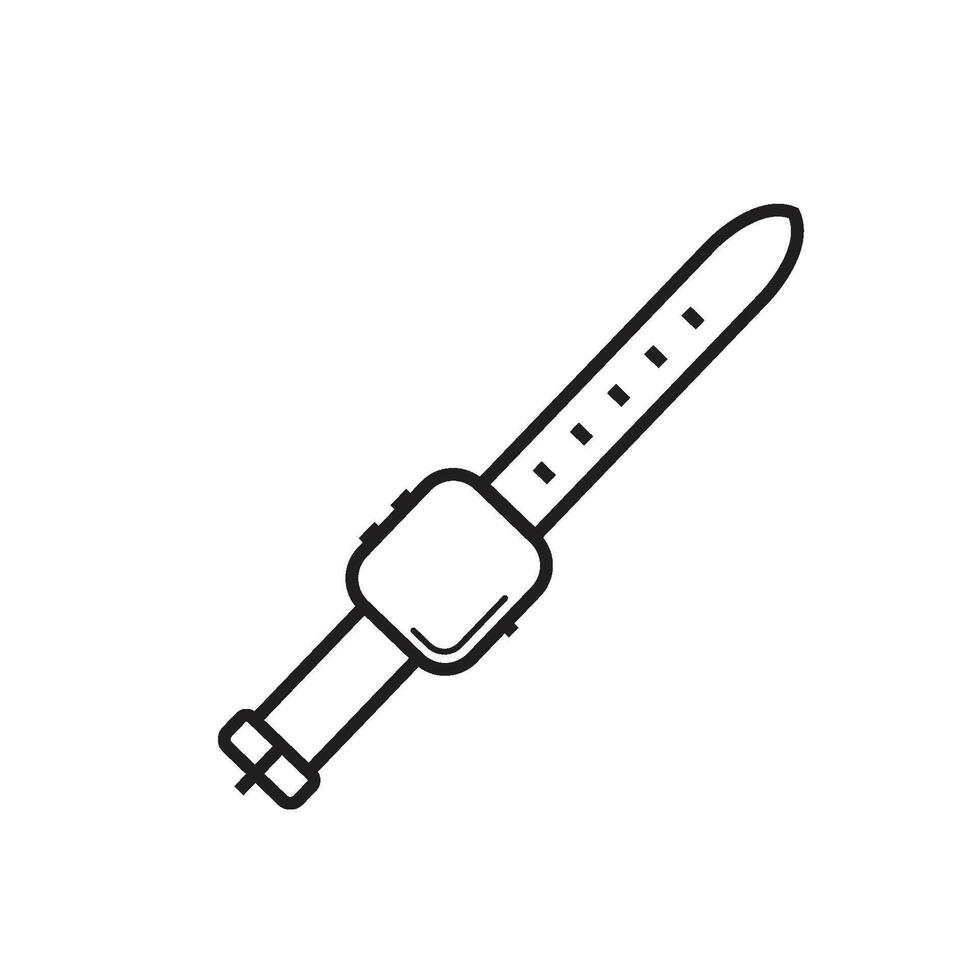 digital armbandsur ikon vektor element design mall