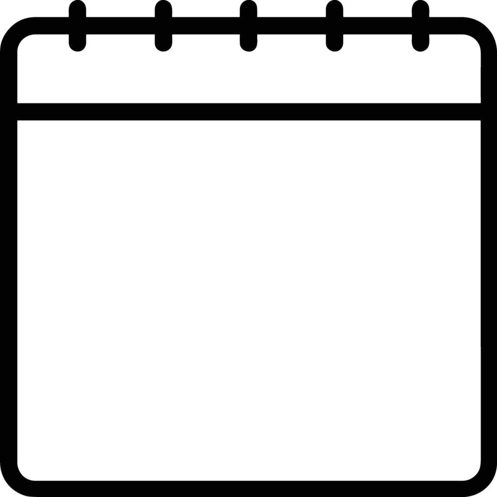 Kalender Symbol Symbol Vektor Bild